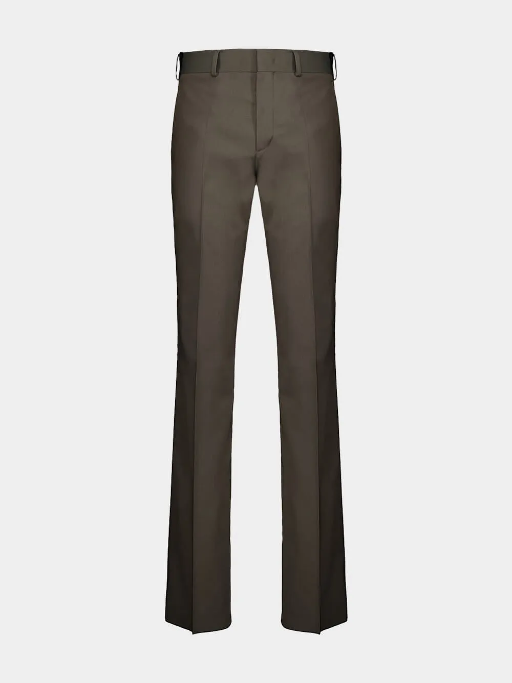 Cypress Green Wool Trousers sold by Fashion Clinic