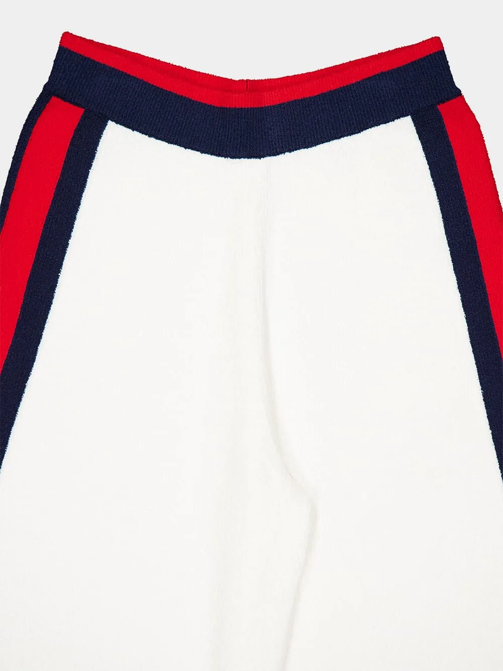 Cotton Wide-Leg Pants with Contrast Stripes sold by Fashion Clinic product image thumbnail 3