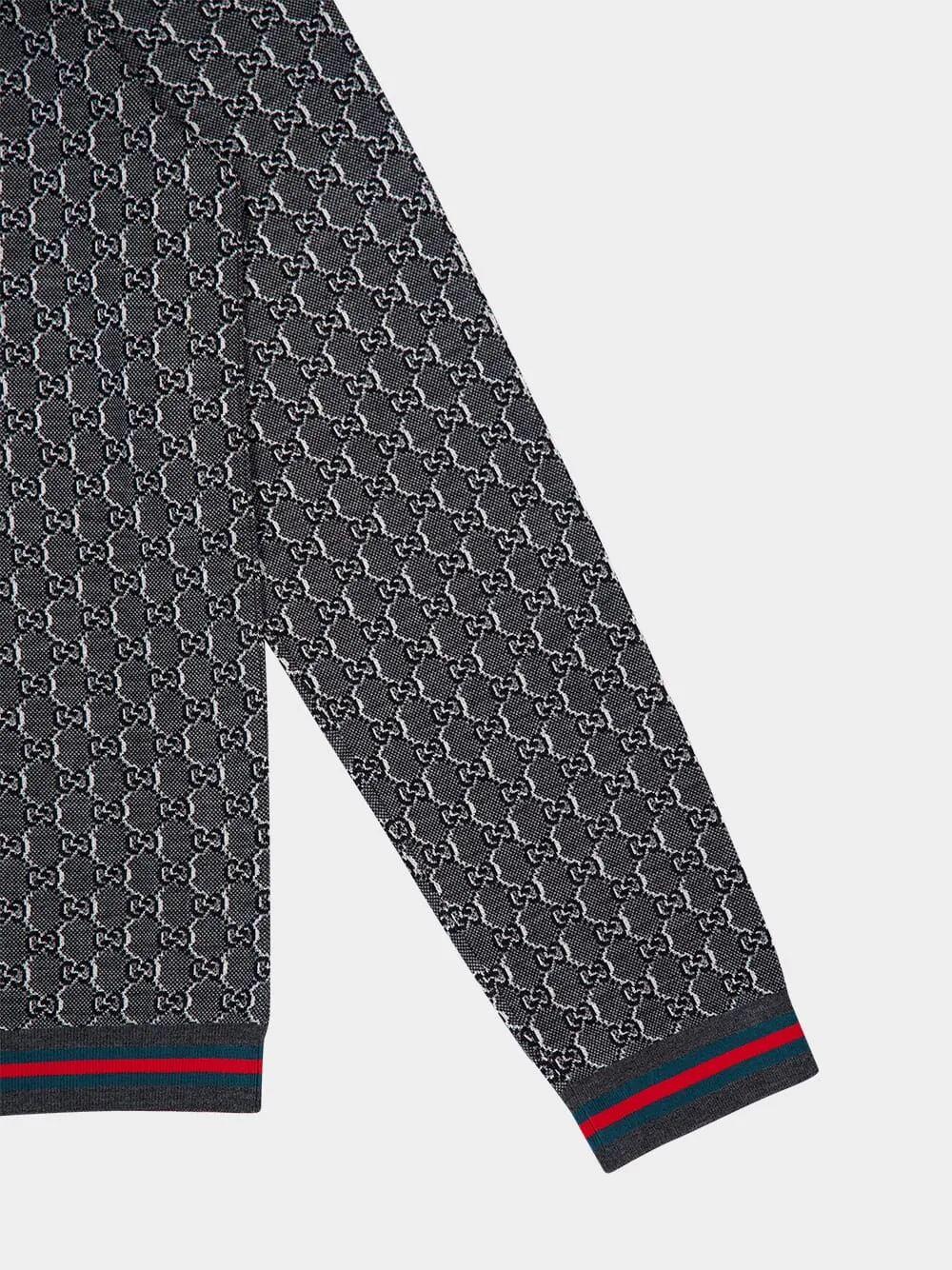 Wool and Silk GG Polo Shirt sold by Fashion Clinic product image thumbnail 4