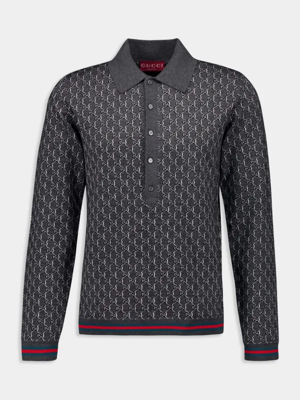 Wool and Silk GG Polo Shirt made by Gucci