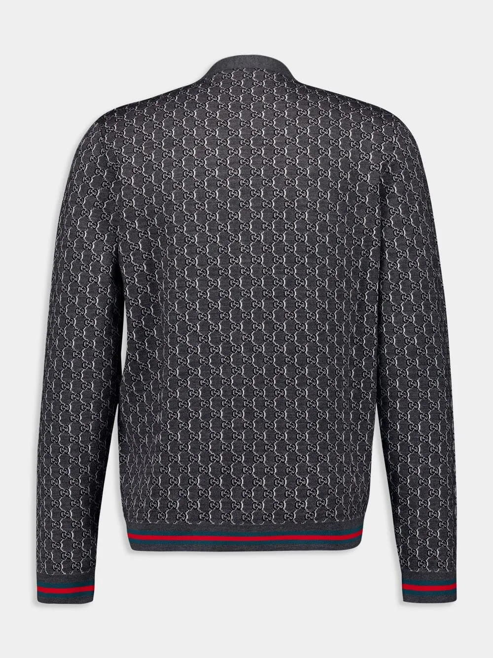 Wool and Silk GG Shadow Cardigan sold by Fashion Clinic product image thumbnail 2