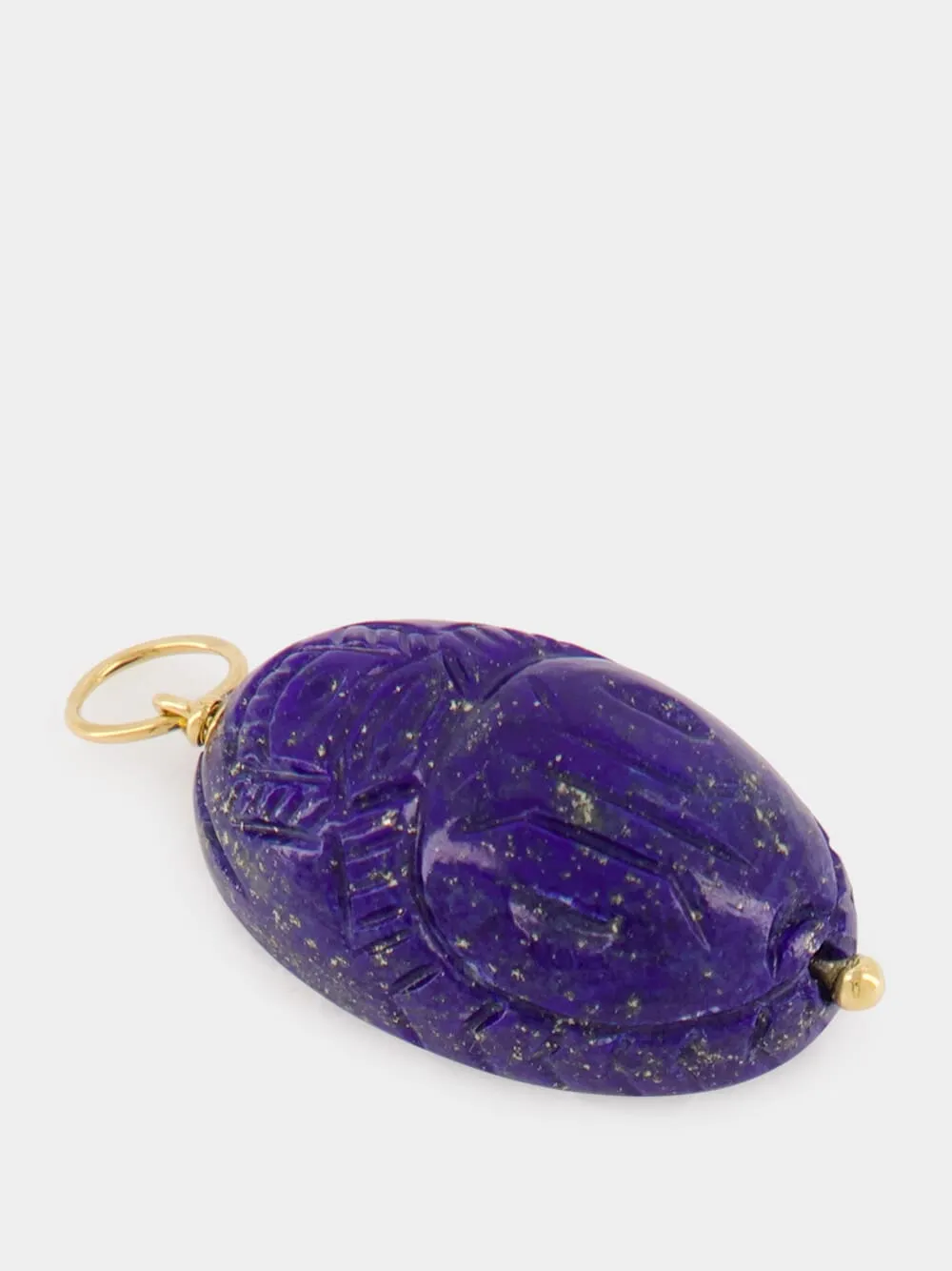 Large Lapis Lazuli Beetle Pendant sold by Fashion Clinic product image thumbnail 2