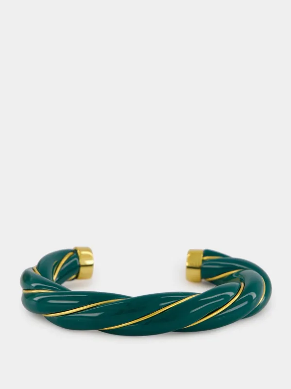 Diana Emerald Bangle sold by Fashion Clinic