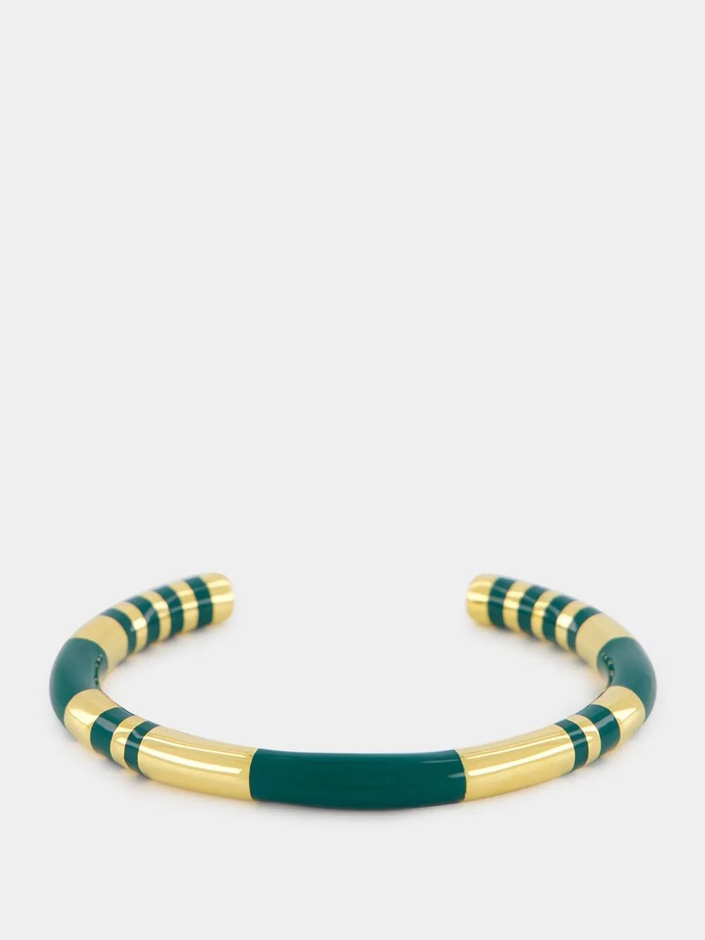 Positano Lapis Emerald Green Bangle sold by Fashion Clinic