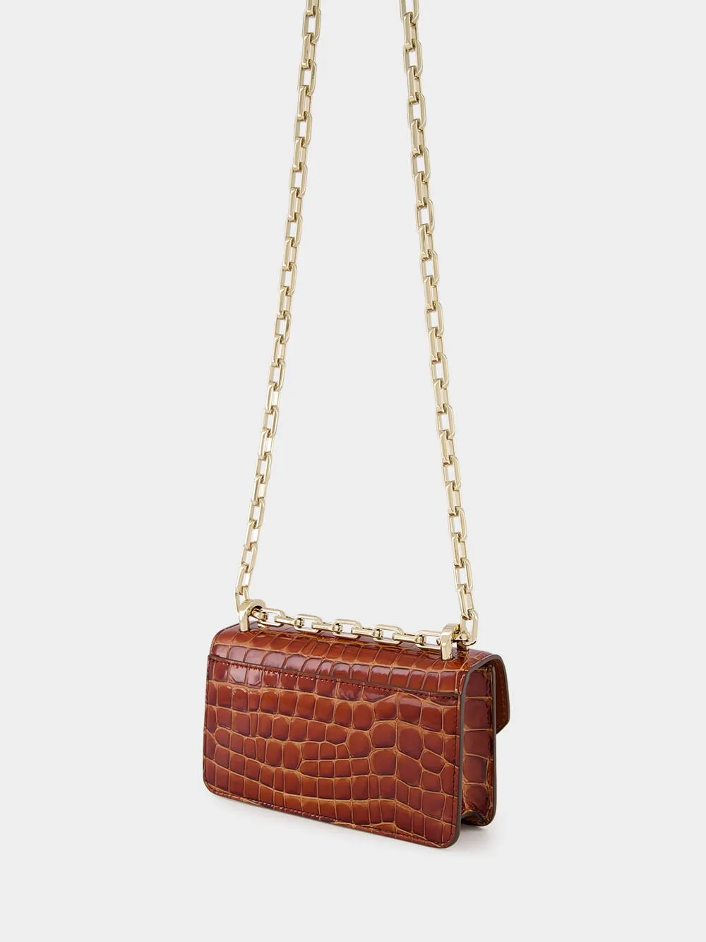 Loubi54 Mini Alligator-Embossed Crossbody Bag sold by Fashion Clinic product image thumbnail 5