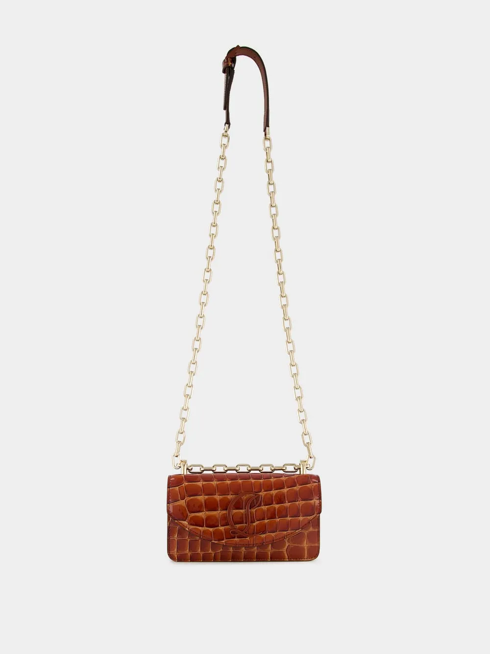 Loubi54 Mini Alligator-Embossed Crossbody Bag sold by Fashion Clinic product image thumbnail 2