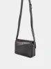 Loubi54 Black Alligator-Embossed Bag sold by Fashion Clinic