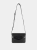 Loubi54 Black Alligator-Embossed Bag sold by Fashion Clinic