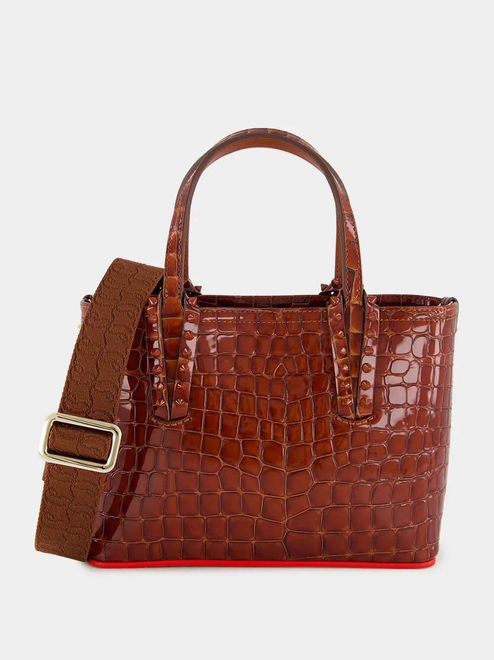 Cabata Mini Alligator-Embossed Tote Bag sold by Fashion Clinic