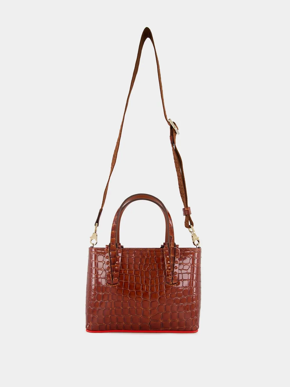 Cabata Mini Alligator-Embossed Tote Bag sold by Fashion Clinic product image thumbnail 2