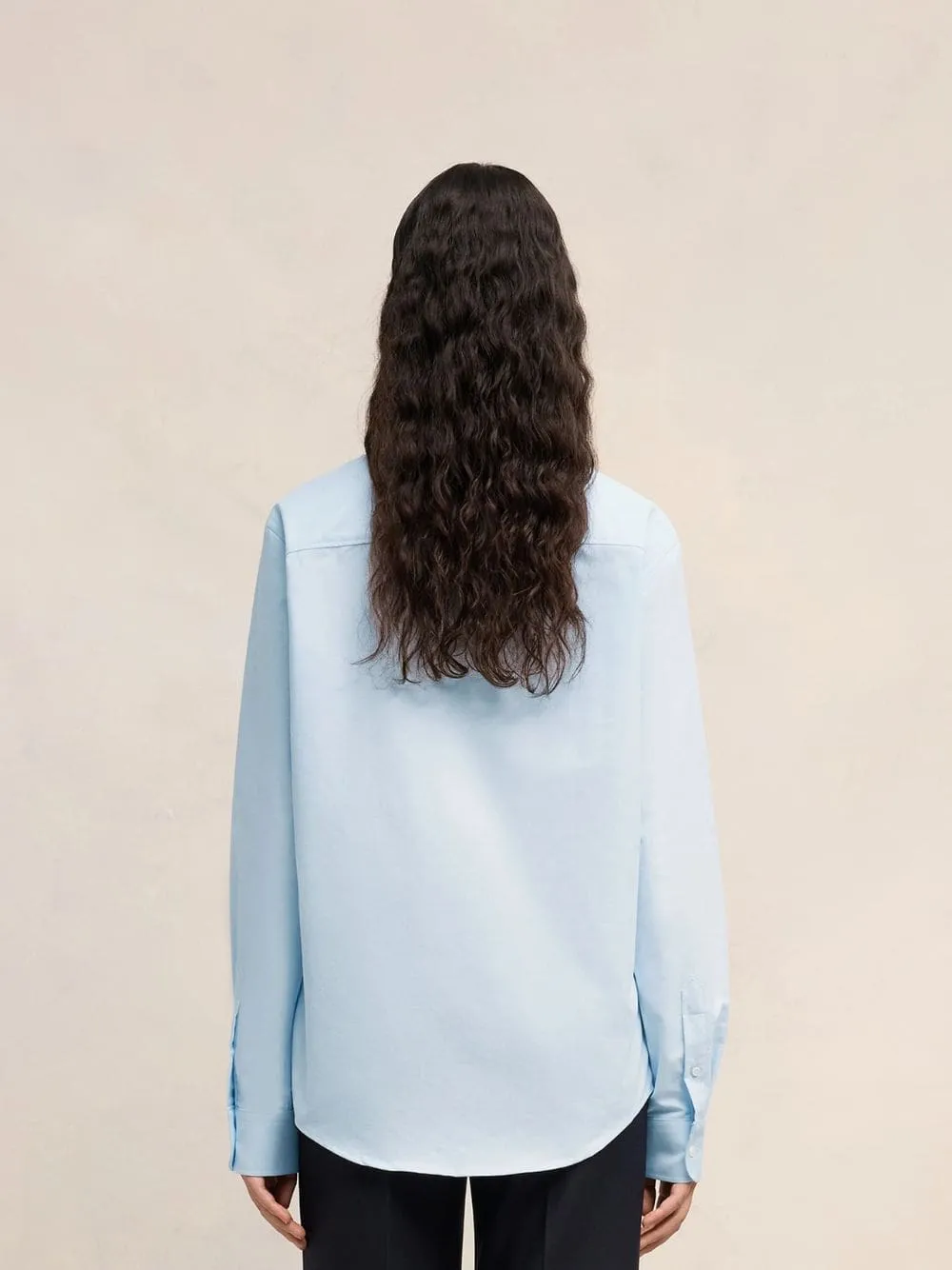 Blue Button-Down Ami de Coeur Shirt sold by Fashion Clinic product image thumbnail 4