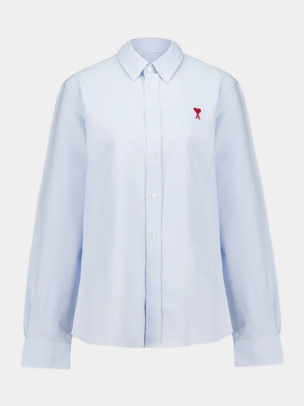 Blue Button-Down Ami de Coeur Shirt sold by Fashion Clinic