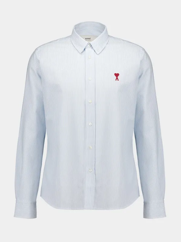 Blue Button-Down Ami de Coeur Shirt sold by Fashion Clinic