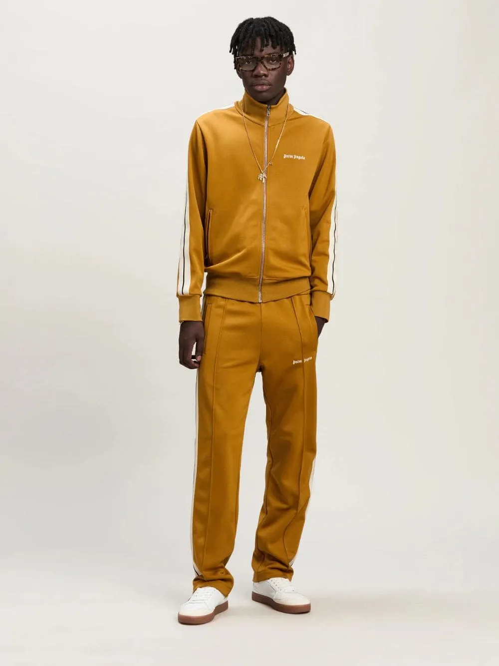 Golden Brown Classic Logo Track Jacket sold by Fashion Clinic