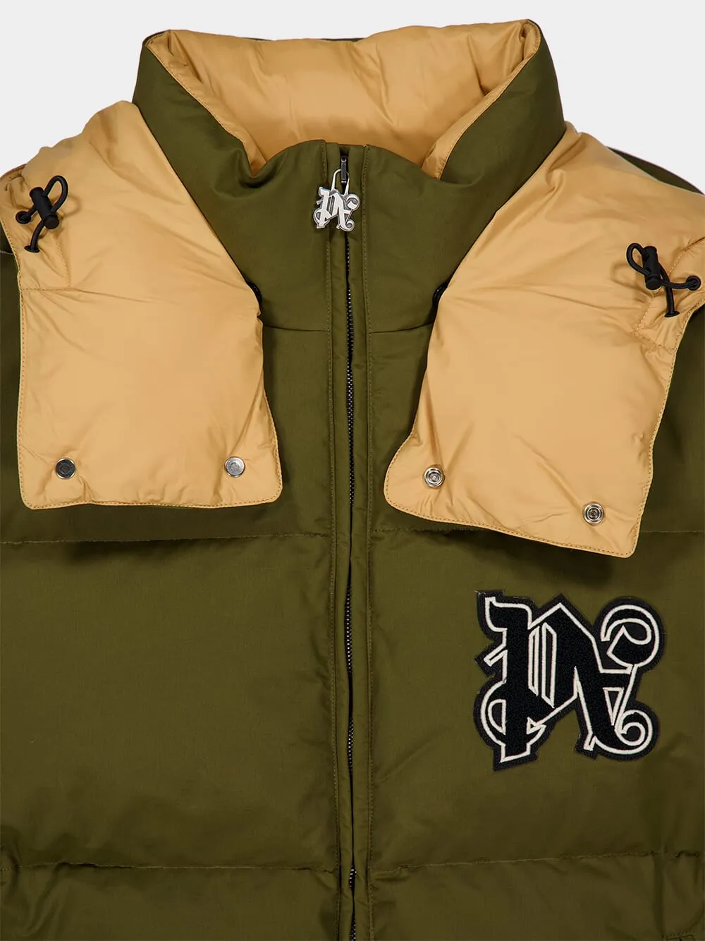 Military Green Monogram Down Jacket sold by Fashion Clinic product image thumbnail 5