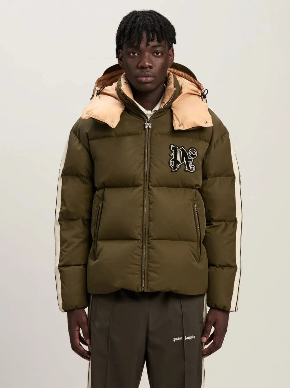 Military Green Monogram Down Jacket sold by Fashion Clinic product image thumbnail 2