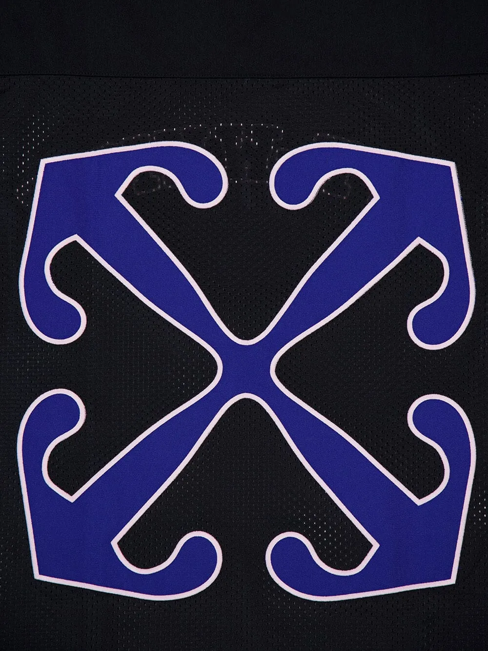 Black Perforated V-Neck T-Shirt sold by Fashion Clinic product image thumbnail 4