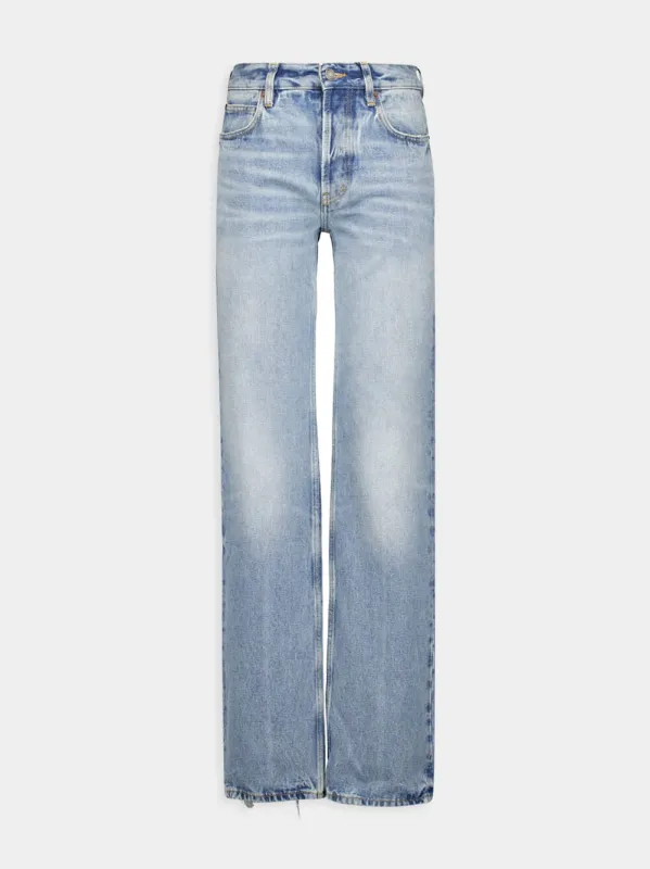 Low-Rise Sicily Blue Jeans sold by Fashion Clinic