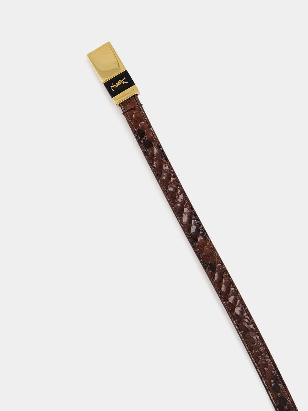 Thin Python Anchor Belt sold by Fashion Clinic product image thumbnail 2