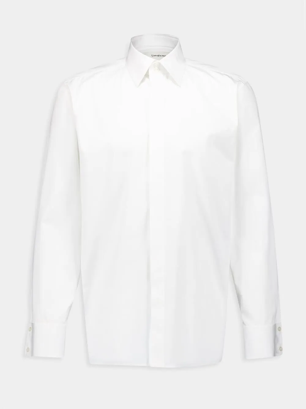White Poplin Shirt sold by Fashion Clinic