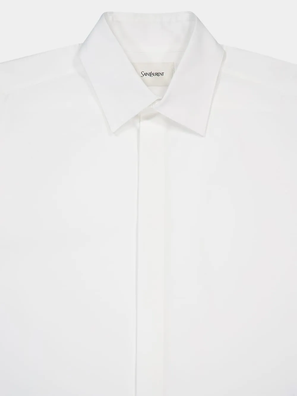 White Poplin Shirt sold by Fashion Clinic product image thumbnail 3