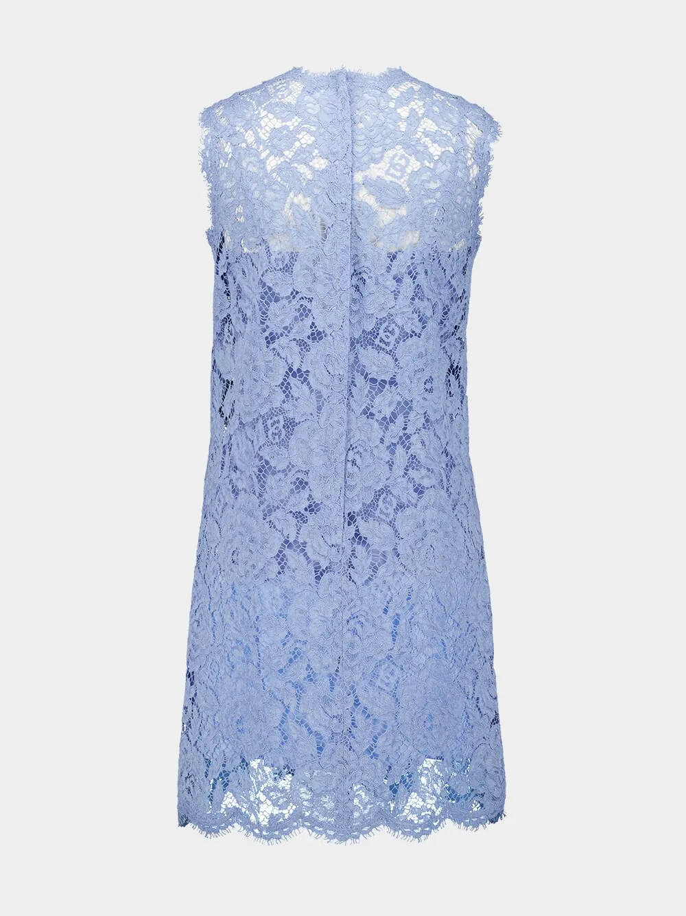 Sleeveless Floral Lace A-Line Dress sold by Fashion Clinic product image thumbnail 3