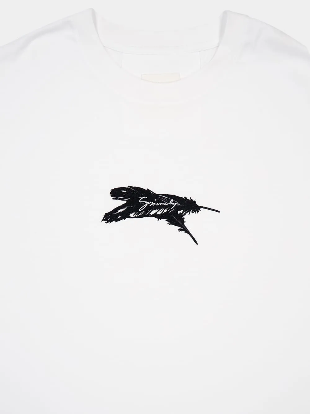 White Cotton T-Shirt sold by Fashion Clinic product image thumbnail 3