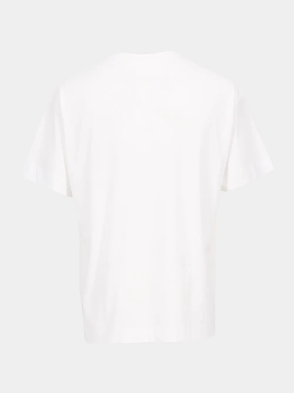 White Cotton T-Shirt sold by Fashion Clinic product image thumbnail 2