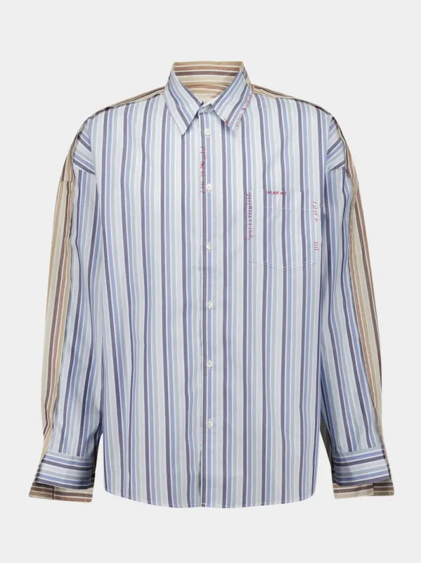 Striped Organic Cotton Shirt sold by Fashion Clinic