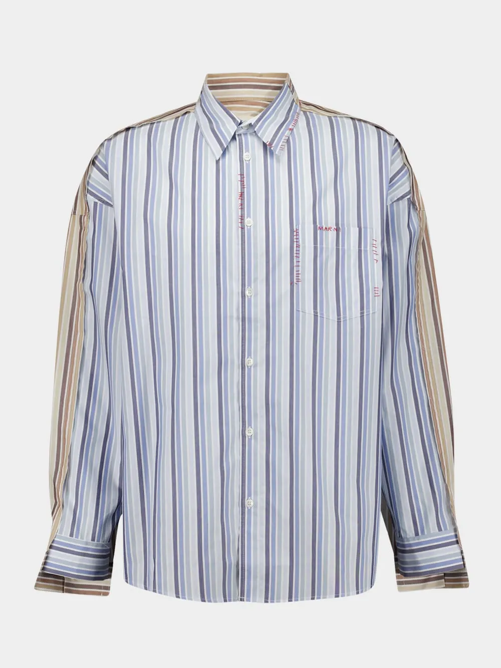 Striped Organic Cotton Shirt sold by Fashion Clinic