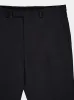 Dark Grey Wool Pants with Crease Detail sold by Fashion Clinic