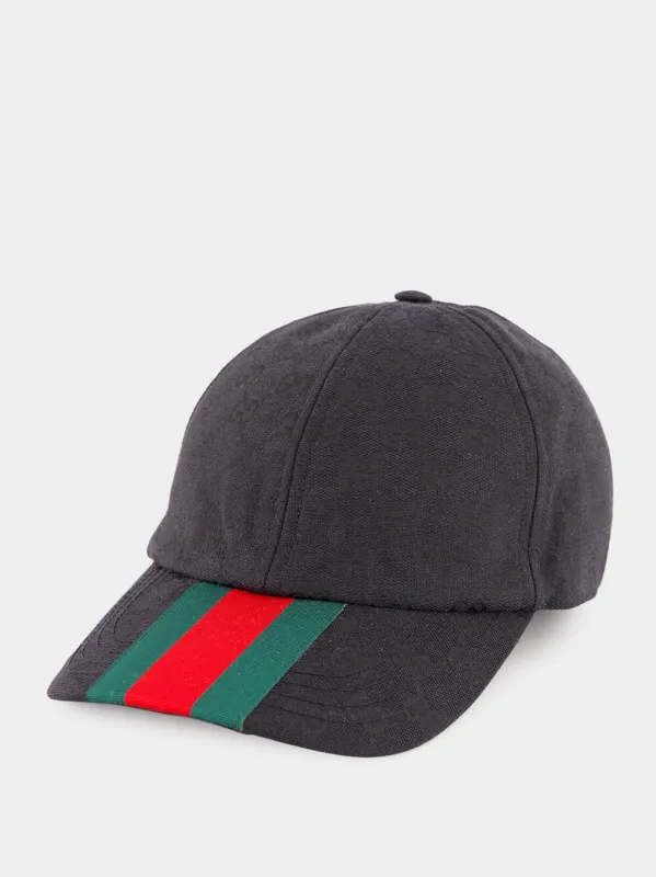 GG Canvas Baseball Hat sold by Fashion Clinic