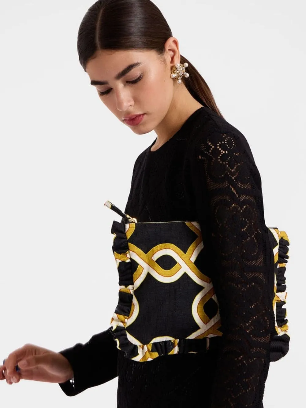 Tackle Black Hand Pochette sold by Fashion Clinic product image thumbnail 2