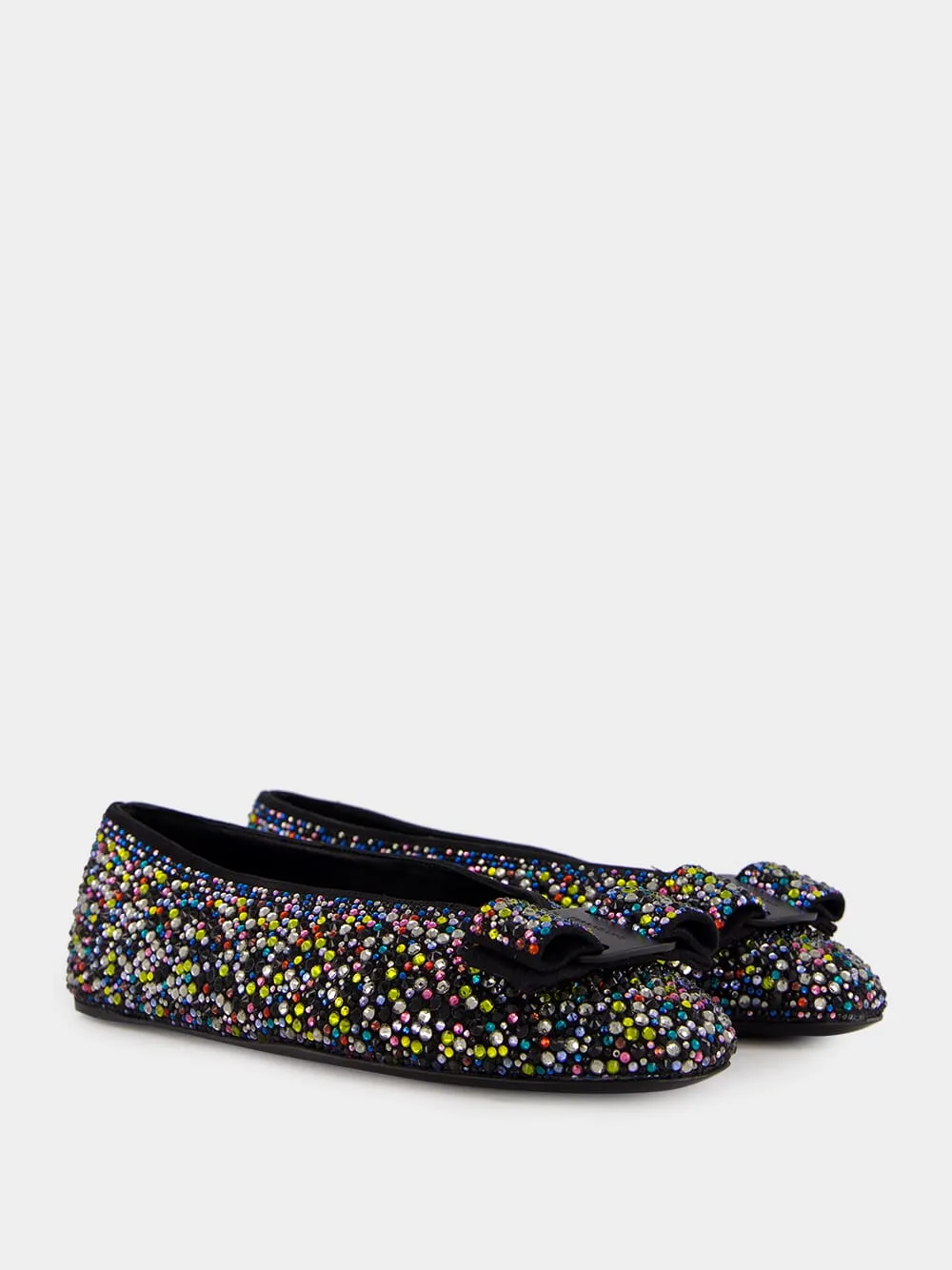 Vara Bow Crystal-Embellished Ballet Flat sold by Fashion Clinic product image thumbnail 4