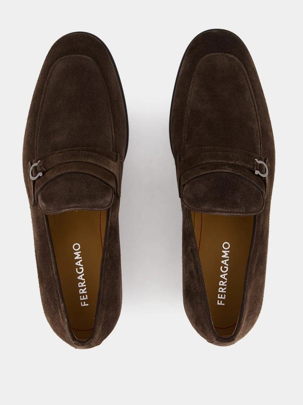 Suede Moccasin with Gancini ornament sold by Fashion Clinic product image thumbnail 4