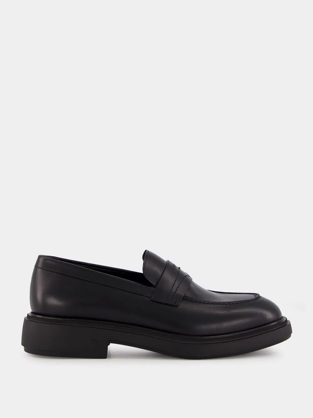 Black Penny loafer sold by Fashion Clinic