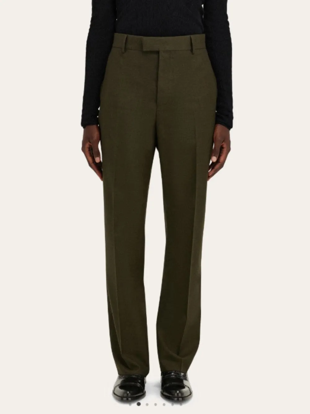 Virgin Wool Tailored Trousers sold by Fashion Clinic product image thumbnail 2