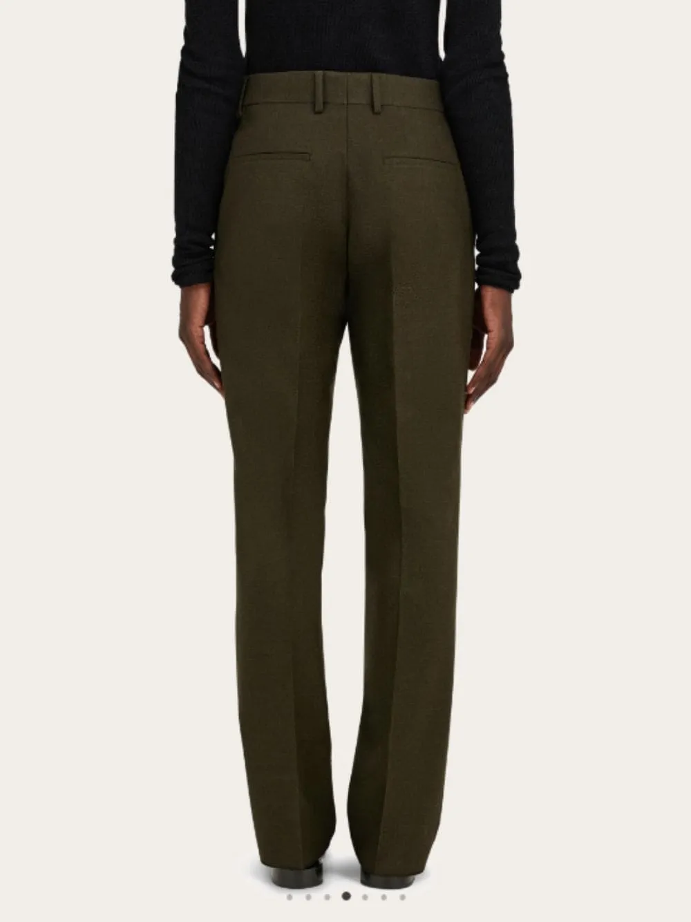 Virgin Wool Tailored Trousers sold by Fashion Clinic product image thumbnail 4