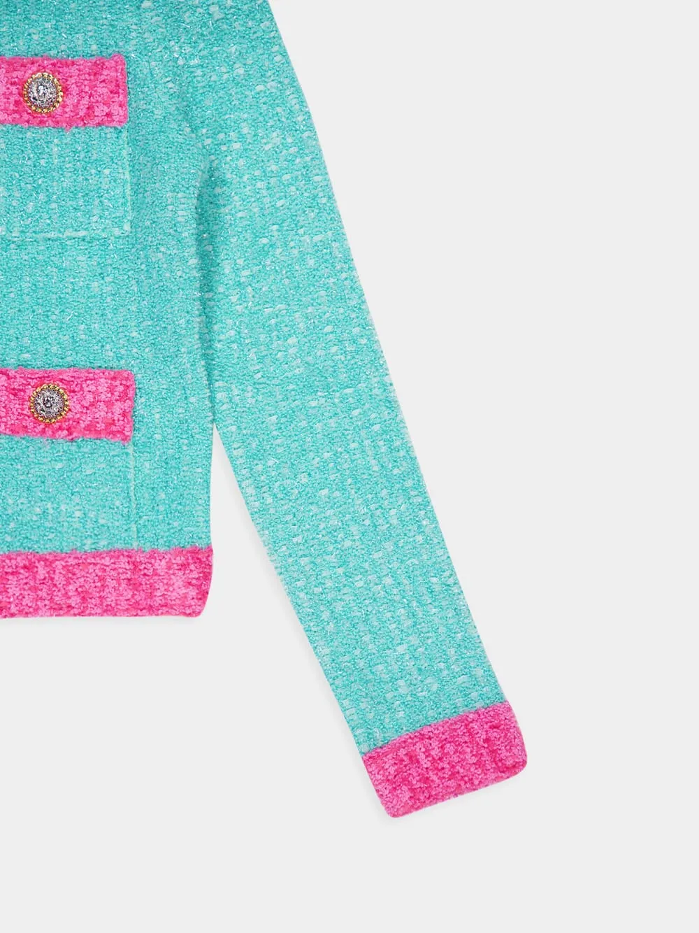 Buttoned Knit Jacket sold by Fashion Clinic product image thumbnail 4