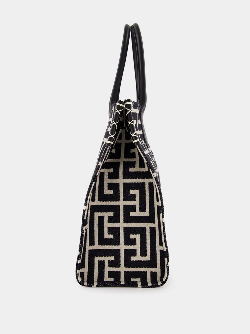 B-Army Medium Monogram Jacquard Shopper Bag sold by Fashion Clinic product image thumbnail 3