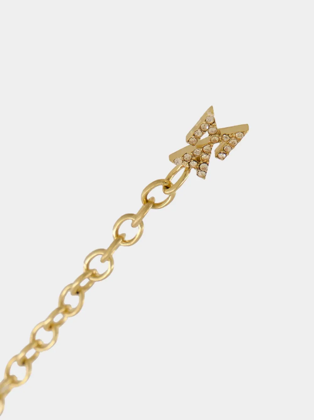 Gold Tennis Anklet with Crystal Embellishments sold by Fashion Clinic product image thumbnail 3