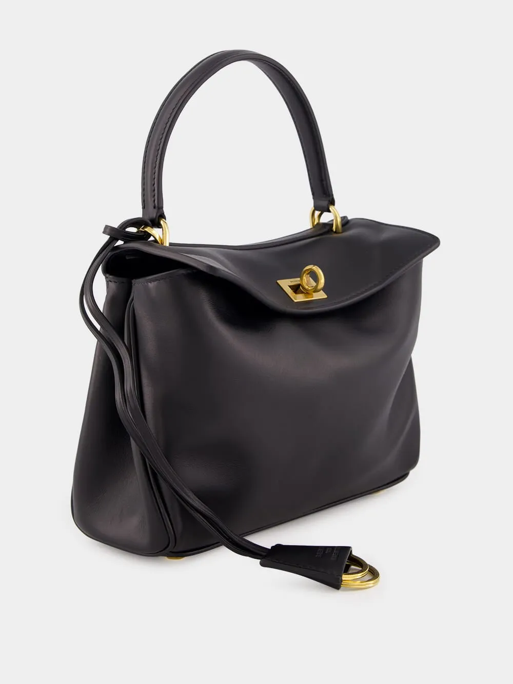 Black Calfskin Rodeo Mini Handbag sold by Fashion Clinic product image thumbnail 2