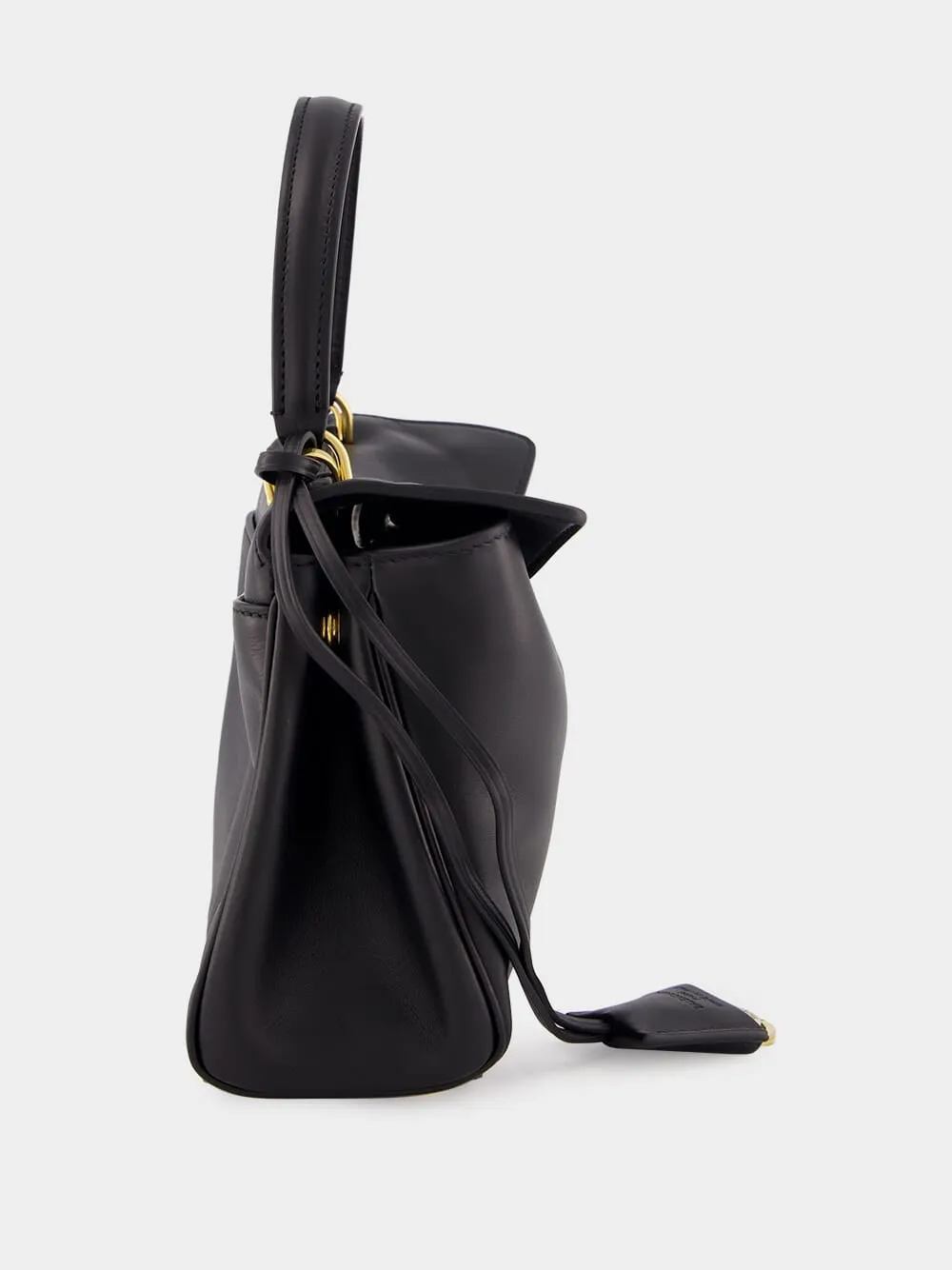 Black Calfskin Rodeo Mini Handbag sold by Fashion Clinic product image thumbnail 3
