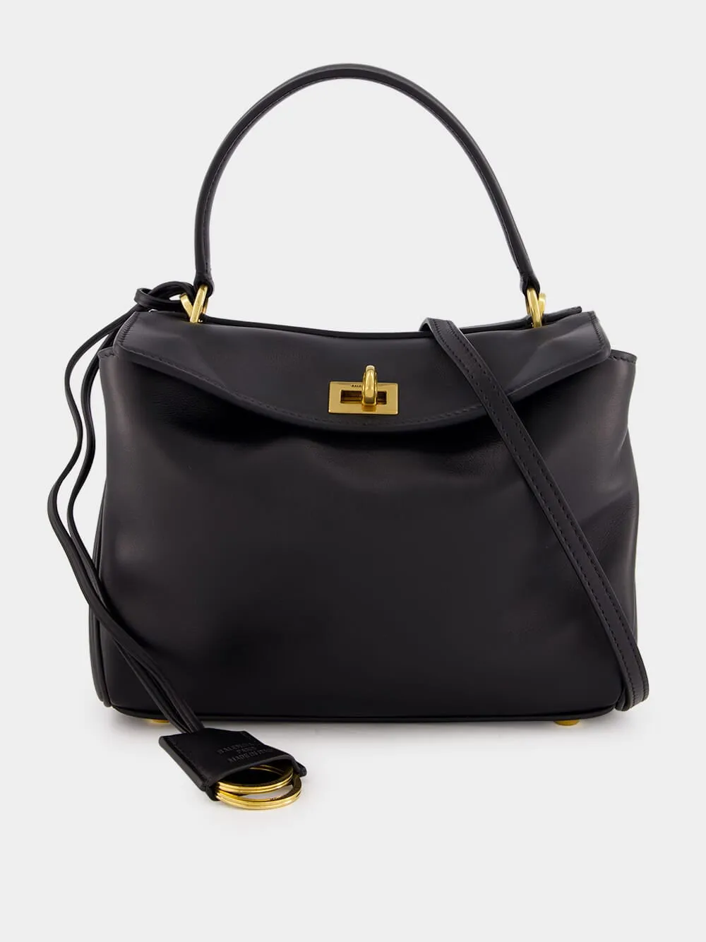 Black Calfskin Rodeo Mini Handbag sold by Fashion Clinic