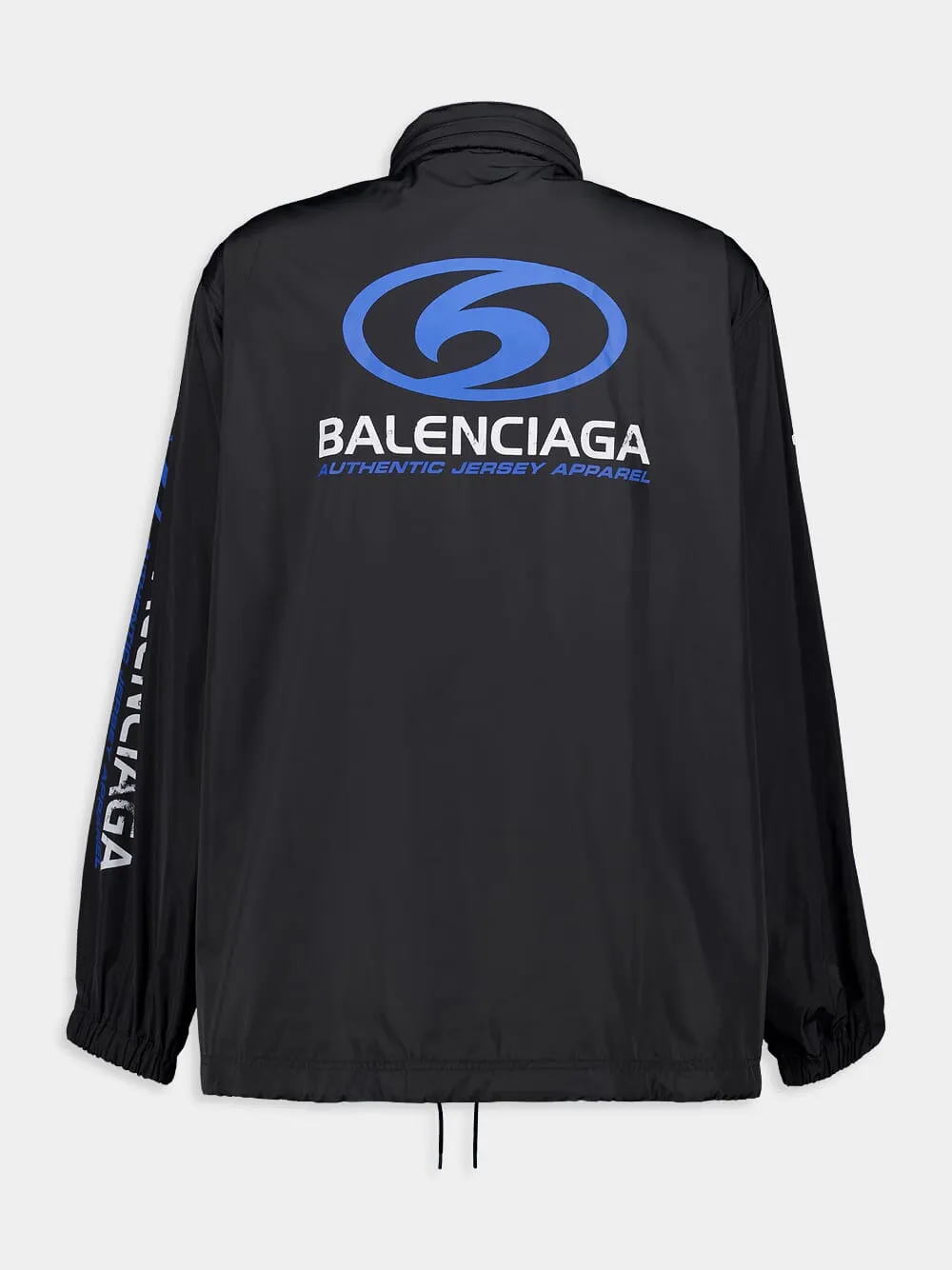 Black Short Windbreaker Jacket sold by Fashion Clinic product image thumbnail 2