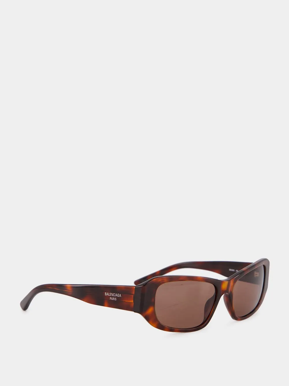 Red Havana Rectangle Sunglasses sold by Fashion Clinic product image thumbnail 2