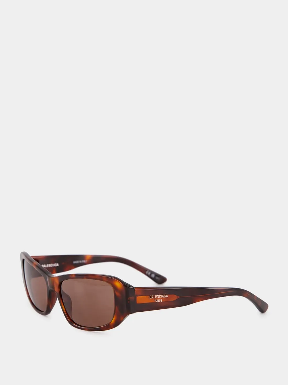 Red Havana Rectangle Sunglasses sold by Fashion Clinic product image thumbnail 3