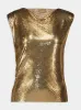 Gold Chainmail Sleeveless Top sold by Fashion Clinic