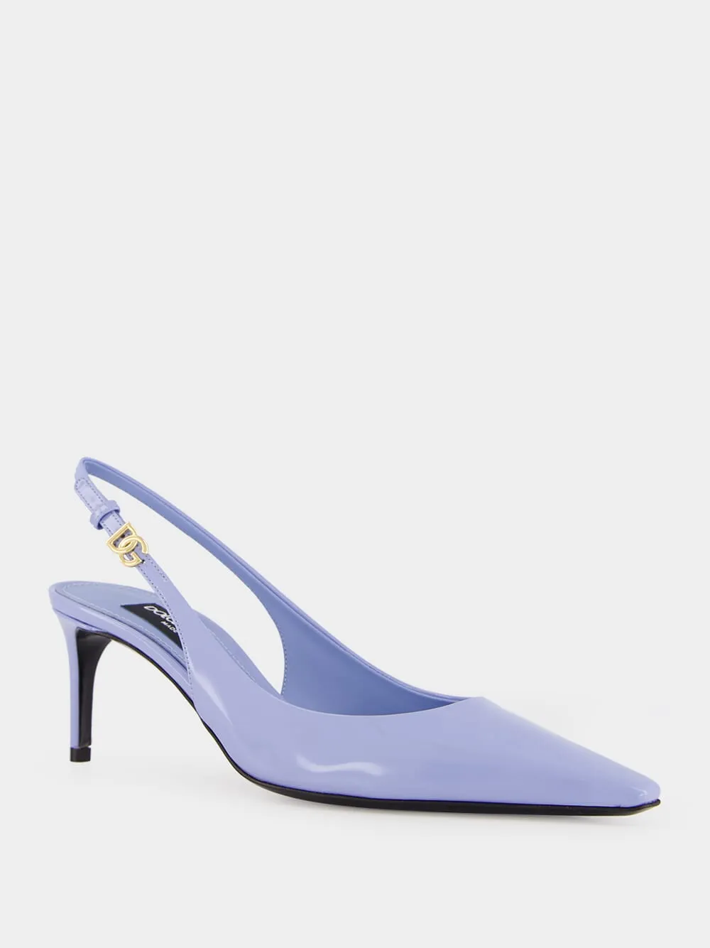 Blue Polished Calfskin Slingbacks sold by Fashion Clinic product image thumbnail 2