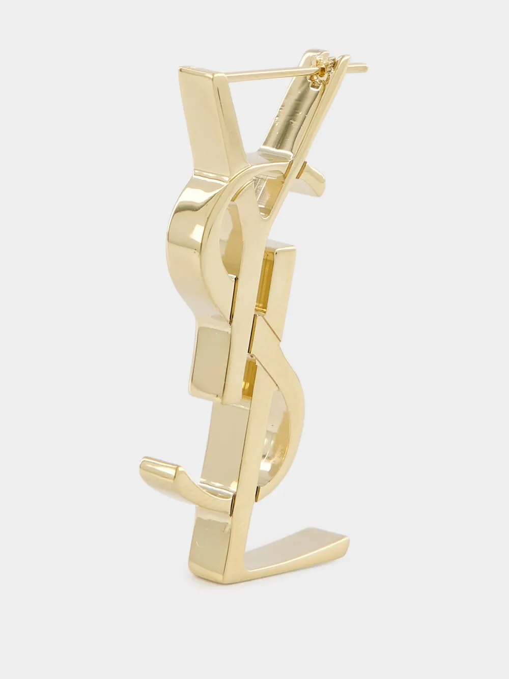 Monogram-Lettering Earring sold by Fashion Clinic product image thumbnail 2